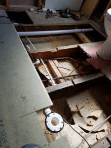 Under Floor Plumbing & Electrics