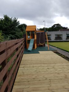 Wooden Decking / Play Area